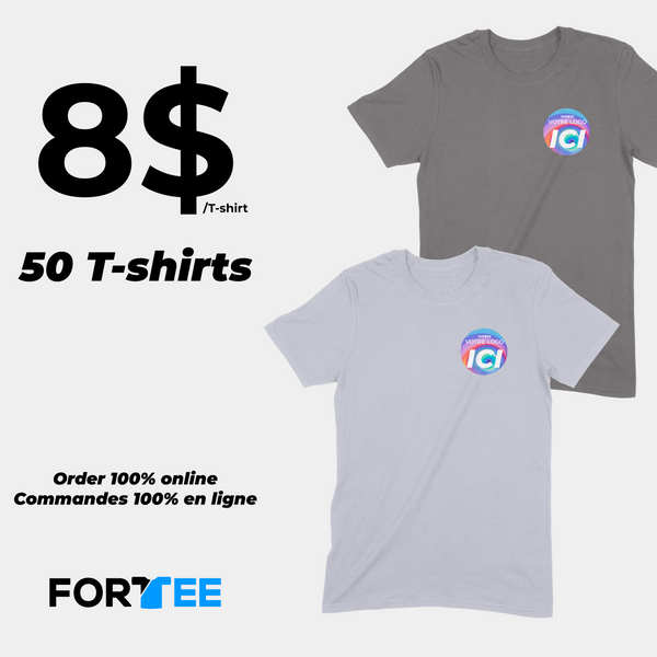 50 Tshirt Left Chest Print