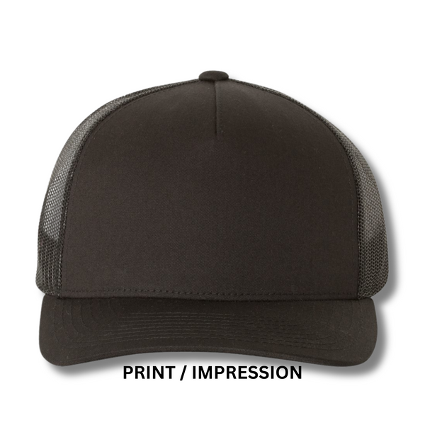 6506 Yupong 5 panel  Trucker Cap