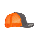 6606 Charcoal/ Neon Orange Right Side
