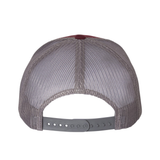 6606 Maroon/ Grey Back