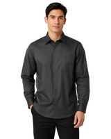 Chemise à manches longues en polyester Camden S04600