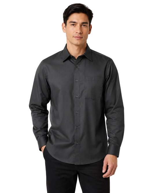 Camden Polyester Long Sleeve Shirt S04600