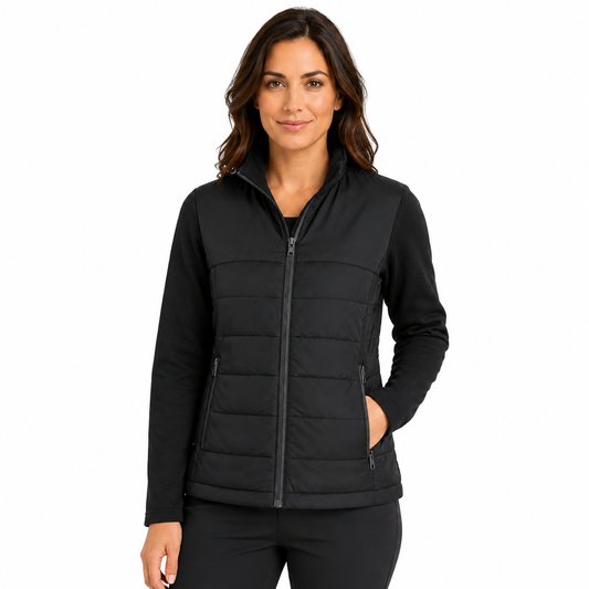 Women's Hybrid Polyester Jacket L09271