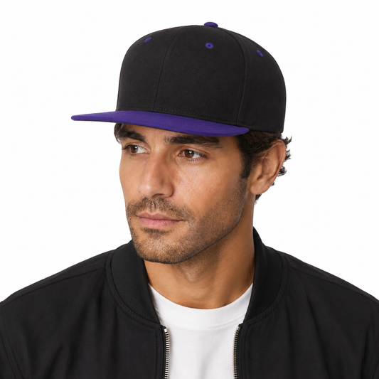Casquette snapback à visière plate Premium 6089M