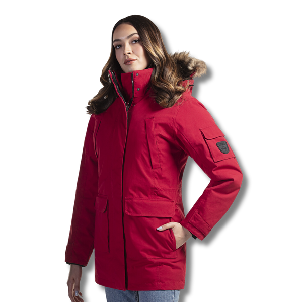 Parka froid extreme long pour femme