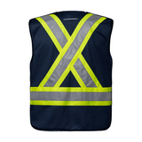 Navy back