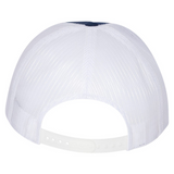 Navy/ White back