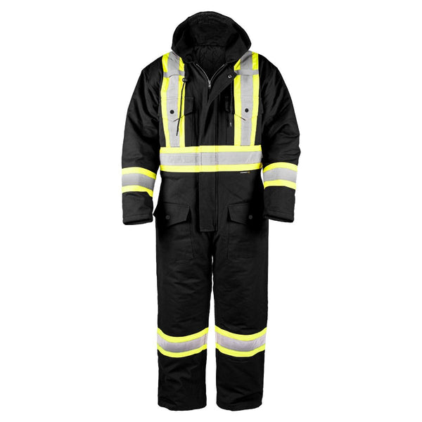 Hi-Vis Lined Canvas Coverall 116571